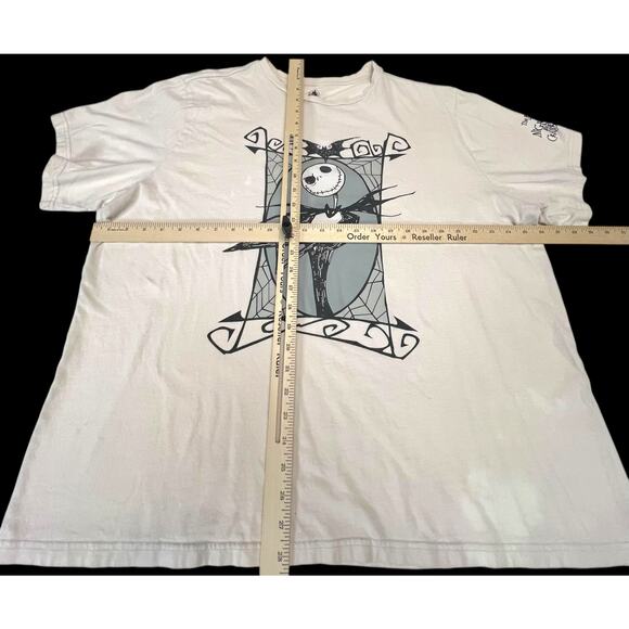 Disney Jack Skellington Nightmare Before Christmas T-Shirt XXL Men’s Gothic Tee - Picture 10 of 10